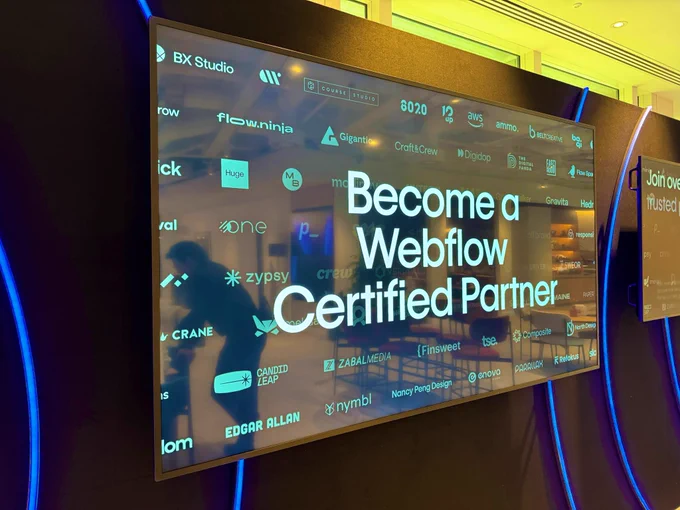 Webflow Certified Partner logos