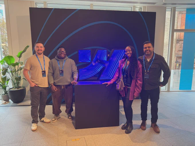 Crew team at Webflow Conf London