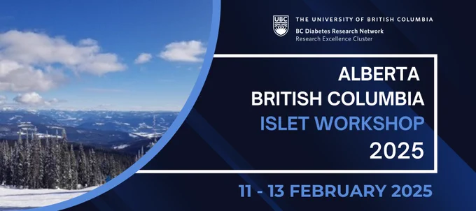 CALL FOR ABSTRACTS
CONFERENCE: A-BC ISLET WORKSHOP 2025
FEBRUARY 11-13, 2025

A-BC MEETING WEBSITE:
https://event.fourwaves.com/abc2025/pages

Key dates:

December 11   Abstract Submission Deadline
January 10       Registration Deadline 
 
We would like to extend an invitation to scientists and trainees to attend the Alberta-British Columbia Islet Workshop 2025. This meeting will be held at the Silver Star Mountain Resort, British Columbia between February 11-13, 2025.

Invited Keynote Speakers:

Dr Amelia K. Linnemann
Associate Professor of Pediatrics, Director of the Indiana Diabetes Research Center Optical Microscopy Core, Associate Director of Pediatrics Pipeline Program Development
Indiana University

Dr Scott Soleimanpour, MD
Associate Professor, Departments of Molecular & Integrative Physiology and Internal Medicine
Director, Michigan Diabetes Research Center
University of Michigan