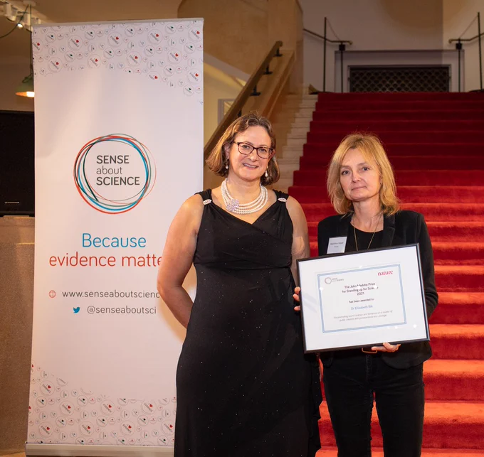2021 Maddox prize winner Elisabeth Bik