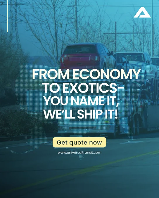 AI powered car shipping with Universal Transit. The new way of shipping your car anywhere in the USA with safe, secure, reliable and efficient auto transport services. Book your car shipping in simple steps, track your vehicle at all times and enjoy 20% on car shipping prices. Safe, secure and seamless auto transport experience with AI powered 24x7 customer care services. From the executive offices to military fields, we've earned the trust of those who value their vehicles. Whether it's a luxury car or a military fleet, we handle every shipment with the same unwavering commitment to safety and reliability. Our nationwide network and expert team ensure your vehicle reaches its destination, no matter the distance or terrain.