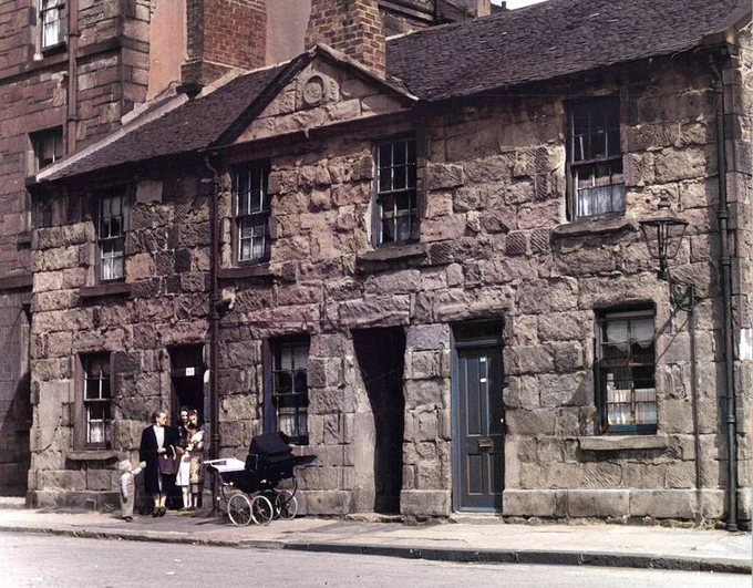 To View More Great Old Photos Of Old Glasgow, Visit Our Website At OldGlasgow.com
Old Houses in Burgher Street near Parkhead Cross, Glasgow 1955
OldGlasgow.com