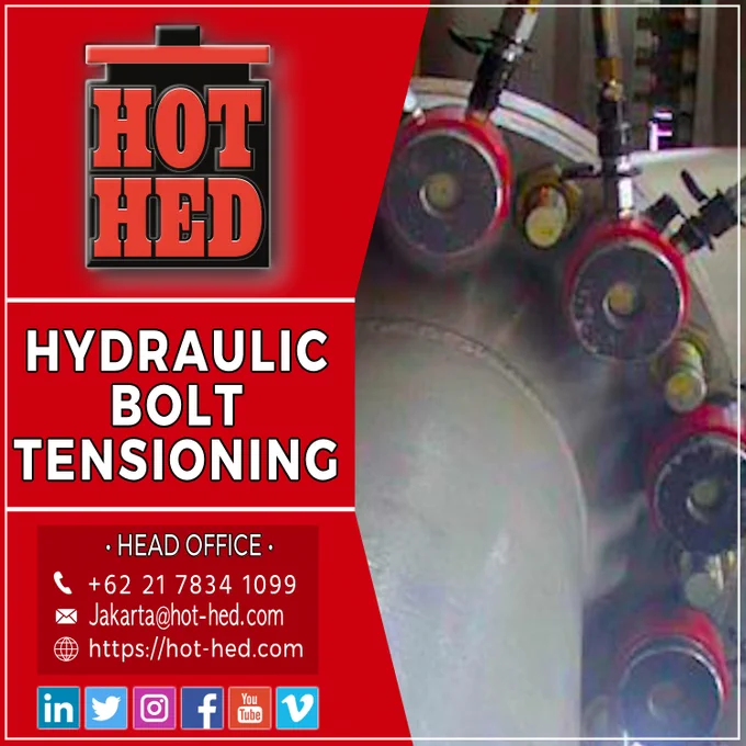 Hot-Hed® International provides first-class, on-site Hydraulic Bolt Tensioning Services. Whether it's a simple bolt-up of a single flange connection or more complex maintenance & major shutdown services, we utilize the best Hydraulic Torque Tools & experienced engineers to ensure top-quality results.

Hot-Hed®’s Hydraulic Bolt Tensioning services are essential in industries where safety & precision are crucial. Our services ensure that critical connections in high-stakes environments such as Oil & Gas, Power Generation, Petrochemicals & other Industrial Sectors are secure & reliable.

Hot-Hed® International provides Hydraulic Torque Tools with both air & electricity-driven power packs, making them ideal for use in hazardous environments such as offshore platforms, eliminating the need for shutdowns.

#HydraulicBoltTensioning #PipelineBoltTensioning #BoltTensioningSolutions #BoltTensioning #TorqueTools #HydraulicTorqueTools #OilAndGas #PetrochemicalSector  #IndustrialSafety
