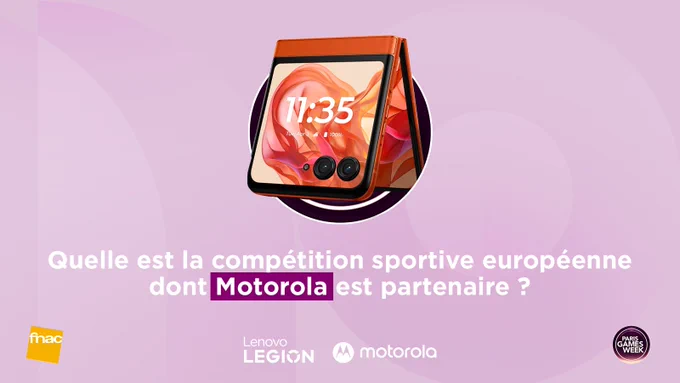 Aujourd'hui on te fait gagner un @MotorolaFR Razr 50 📱😍