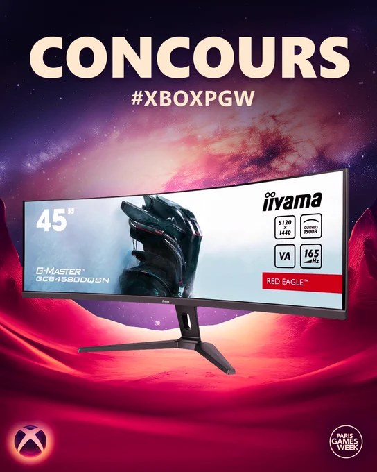 Un écran IIyama à gagner pour la deuxième journée de la PGW. 