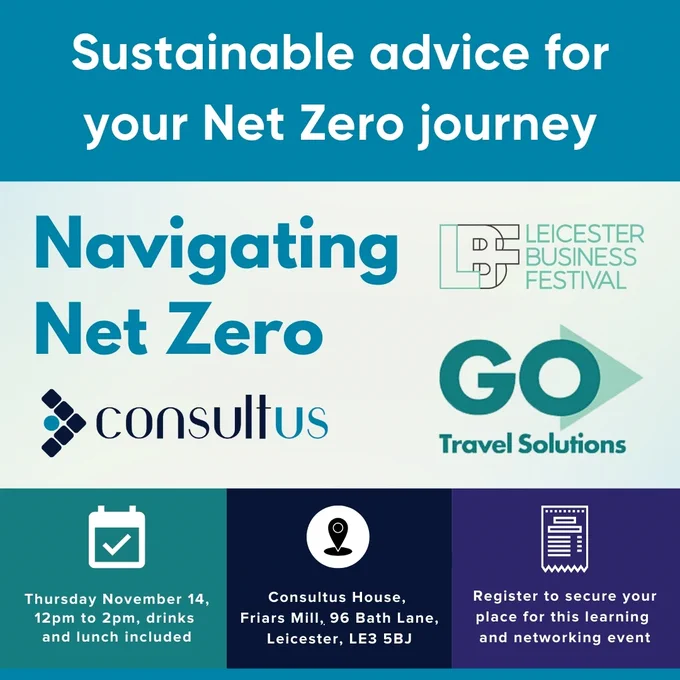 Consultus are teaming up with another specialist consultancy, GO Travel Solutions, for this event, which is part of Leicester Business Festival. 