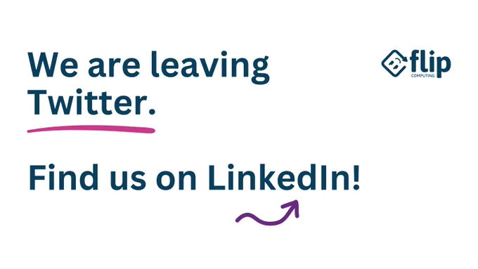 We are leaving Twitter. Find us on LinkedIn.