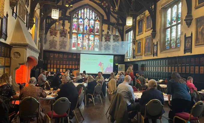 Durham Town hall full of delegates
