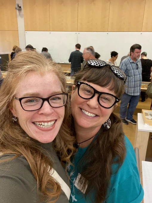 Nancy Scales Coddington and Dr. Corrie Moreau