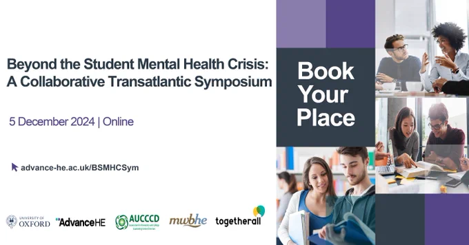 Beyond the Student Mental Health Crisis: A Collaborative Transatlantic Symposium-This is a online event on 5 December 2024. 