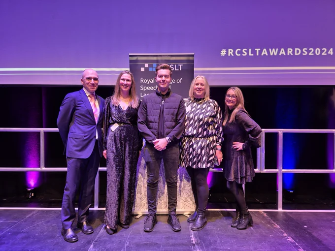 Group of people at the #RCSLTAwards ceremony.