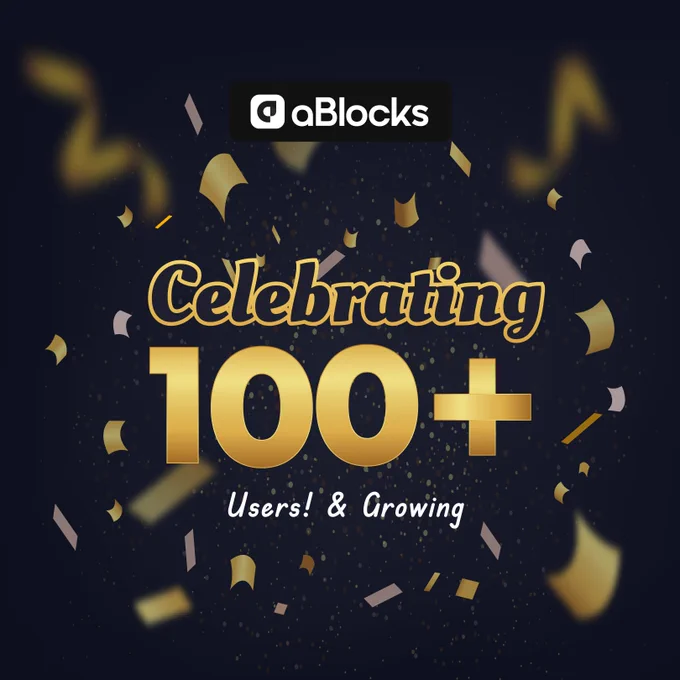 aBlocks hits 100  active installation