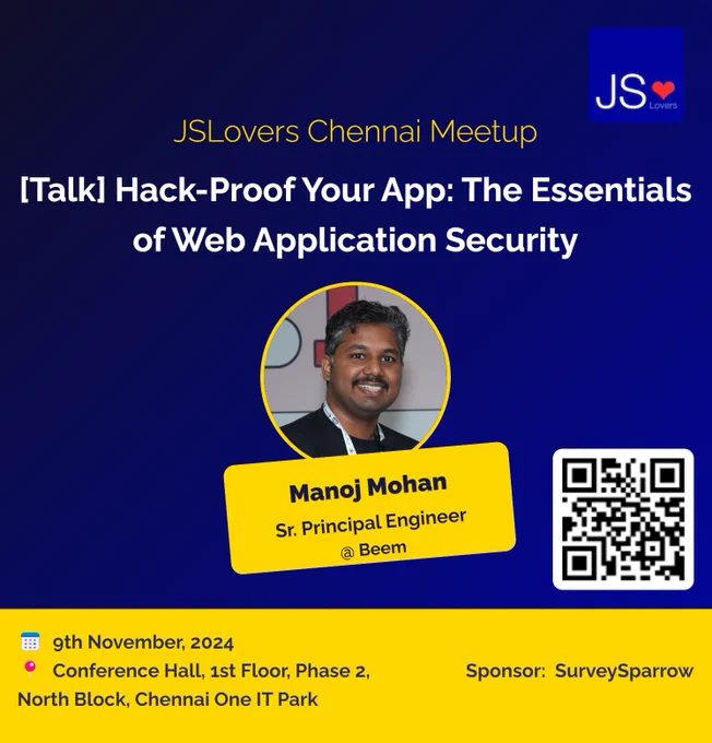 JSLovers Chennai Speaker Announcement