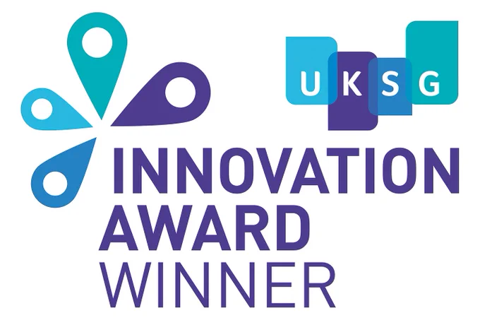 UKSG 2023 Innovation Award logo