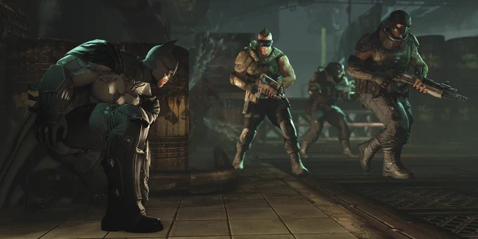Screenshot from Batman: Arkham Origins Multiplayer.