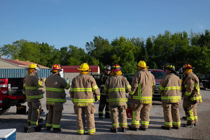 Group of Lakeshore FIrefighters