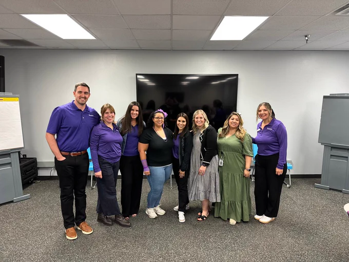 Seesaw Team and GISD Digital Learning Team in a group photo
