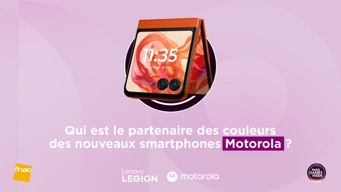 Aujourd'hui un @MotorolaFR Razr 50 à gagner 📱😍