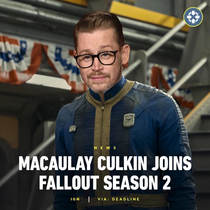 Macaulay Culkin Joins Fallout Season 2

Via: Deadline