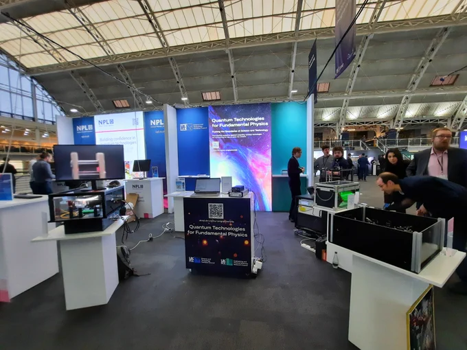 Stall for the Quantum Technologies for Fundamental Physics programme
