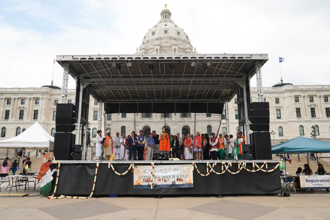 A performance during the 2024 India Fest
