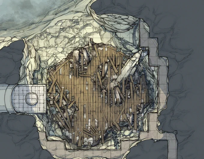 Rathalas Bandit Hall by Dallin Bifano, from the Stormlight Stonewalkers Adventure
