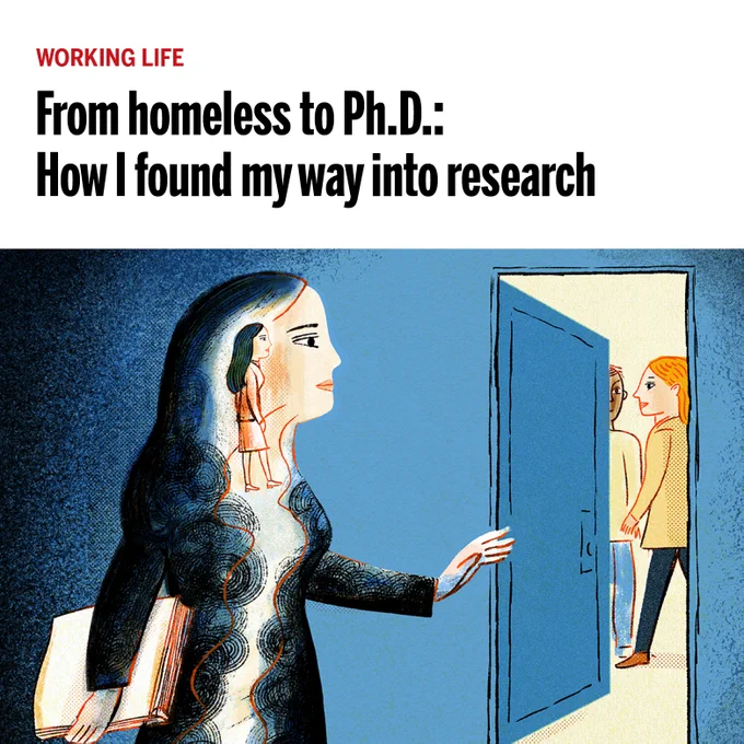 WORKING LIFE From homelessness to Ph.D.: How I found my way into research
