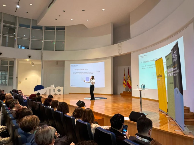 Ruth Navarro, sobre el escenario.
