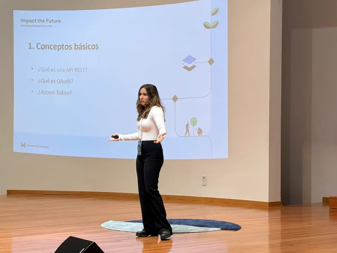 Ruth Navarro, sobre el escenario.