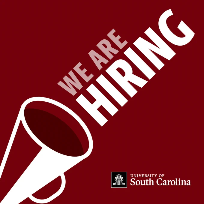 We Are Hiring
University of South Carolina