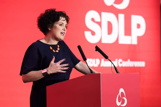 SDLP Leader Claire Hanna.