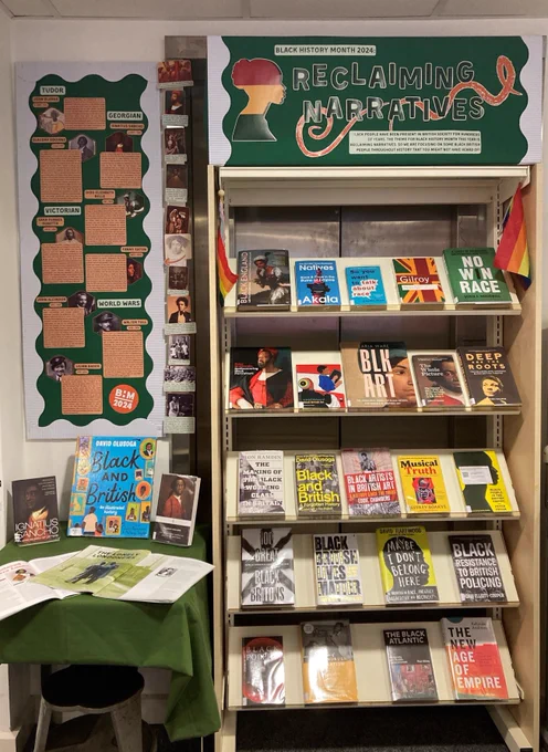 Chichester Black History Month 2024 display