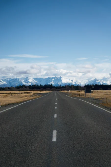 long open road