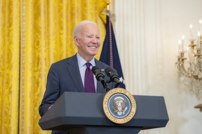 President Biden hosts a Diwali celebration in the East Room of the White House.