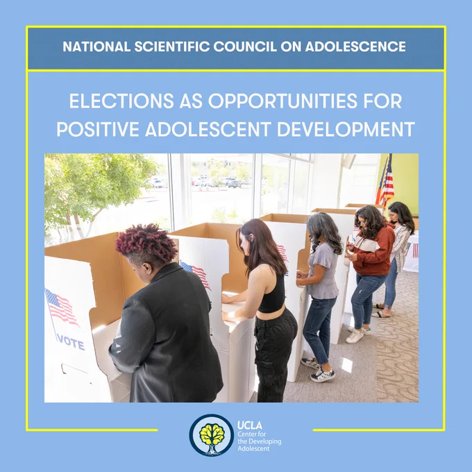 New NSCA Note: Elections as Opportunities for Positive Adolescent Development
