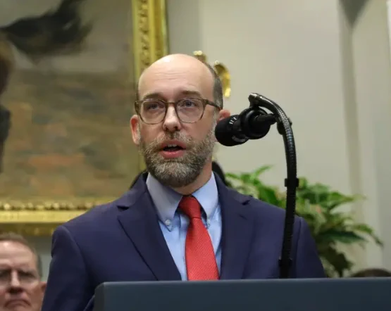 A photo of Trump ally and former Office of Management and Budget director Russ Vought.
