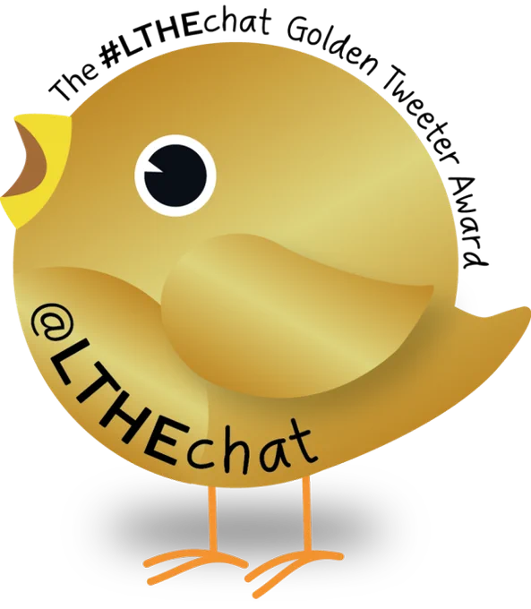 The #LTHEchat Golden Tweeter Award