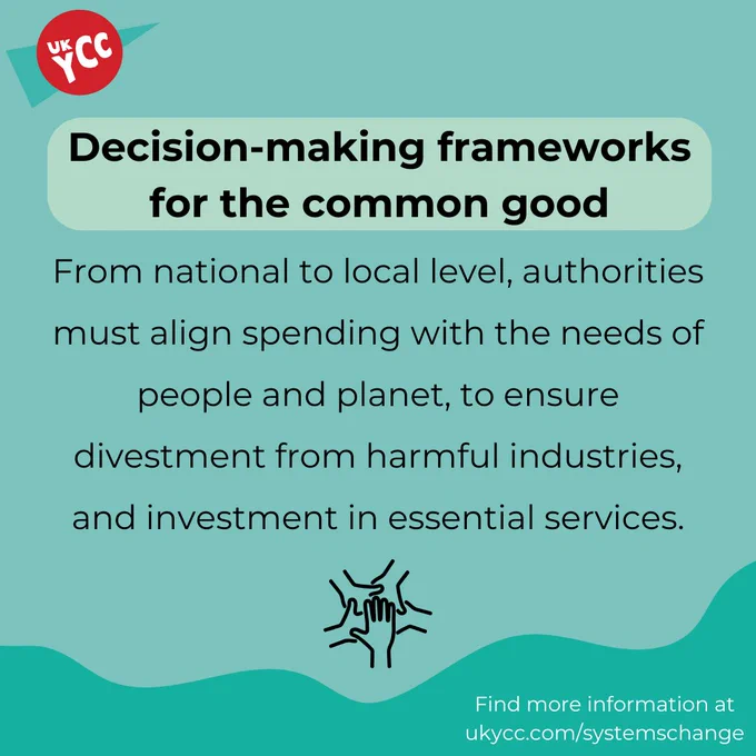 Decision-making frameworks for the common good.

From national to local level, authorities must align spending with the needs of people and planet, to ensure divestment from harmful industries, and investment in essential services.