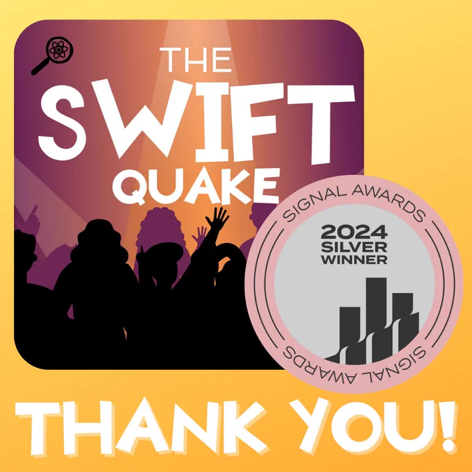 Swift Quake with Signal Silver award emblem.