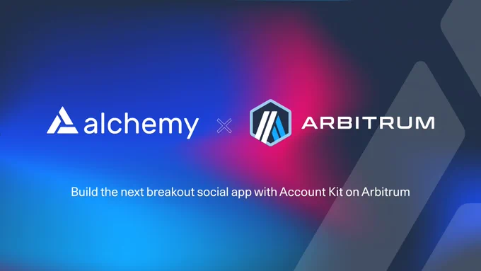 25 selected teams will be given $1k in gas credits by building with Account Kit on Arbitrum. Bring the world onchain.