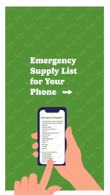 Emergency Supply List for Your Phone ➡