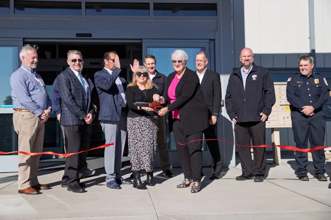 Ribbon cutting ceremony for new terminal at Buchanan Field Airport in Concord, California on Tuesday, October 29, 2024.