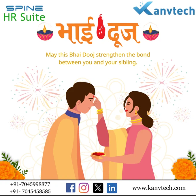 Bhaidooj wishes from Kanvtech for everyone!