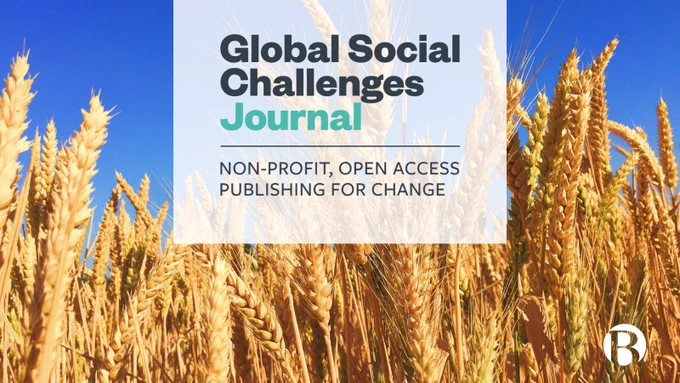 Global Social Challenges Journal. Non-profit, open access publishing for change