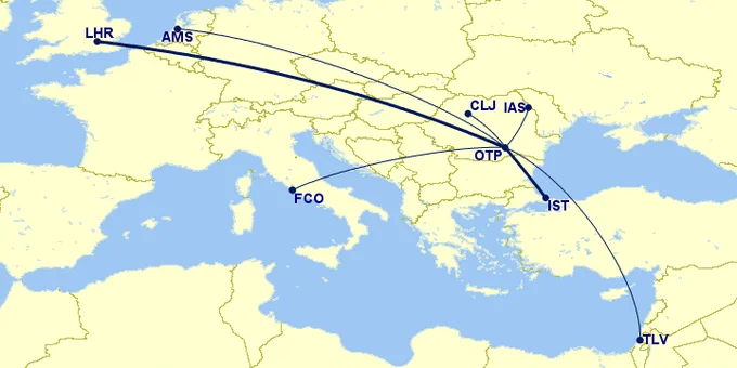 TAROM's Last Airbus A318 Turns Into A Pumpkin