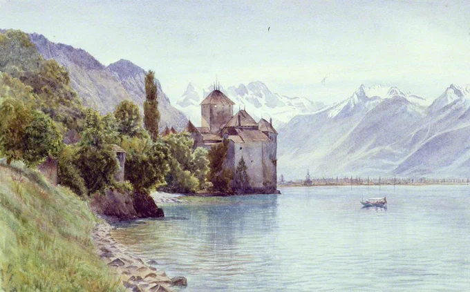 Château de Chillon and Dents du Midi
unknown artist