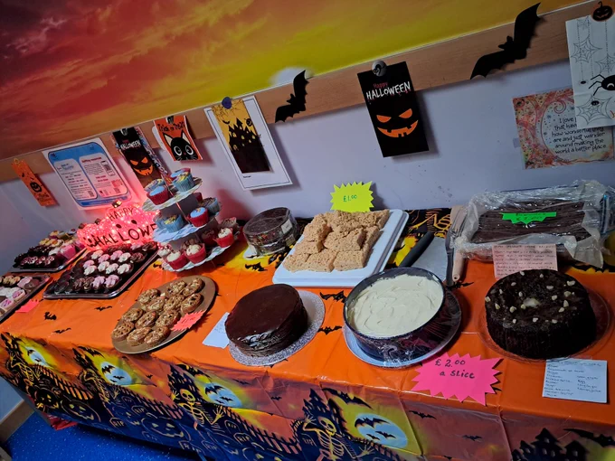 Bake sale at Basildon Hospital today