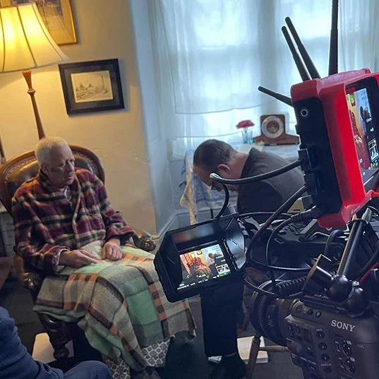 Filming behind the scenes. Credit: Paul Robinson PER Productions.
