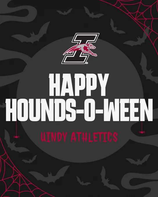 A graphic with the words "Happy Hounds-o-Ween."
