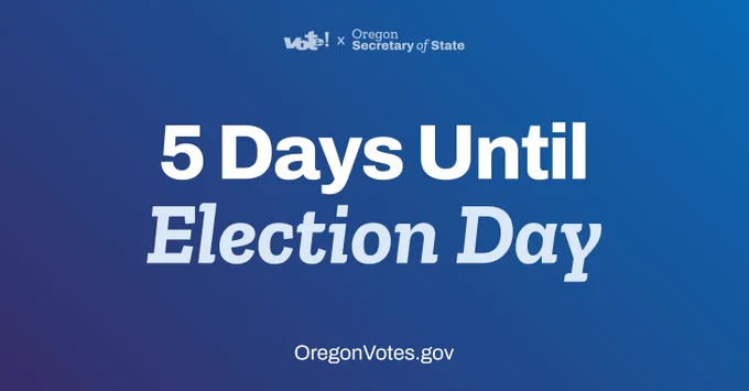 5 Days until election day

